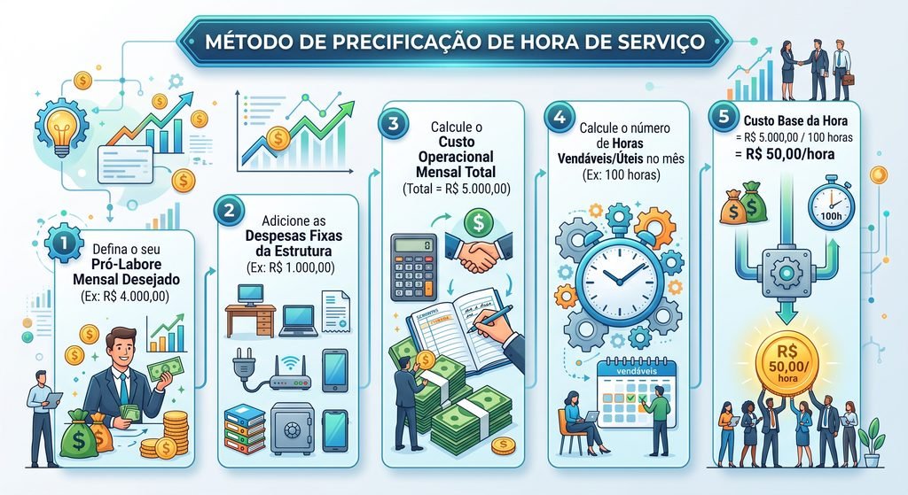 Gemini_Generated_Image_xea1iuxea1iuxea1-1024x559 Como Precificar o meu Produto ou Serviço em 2026 e Garantir Margem de Lucro Real: Guia Prático com Fórmulas